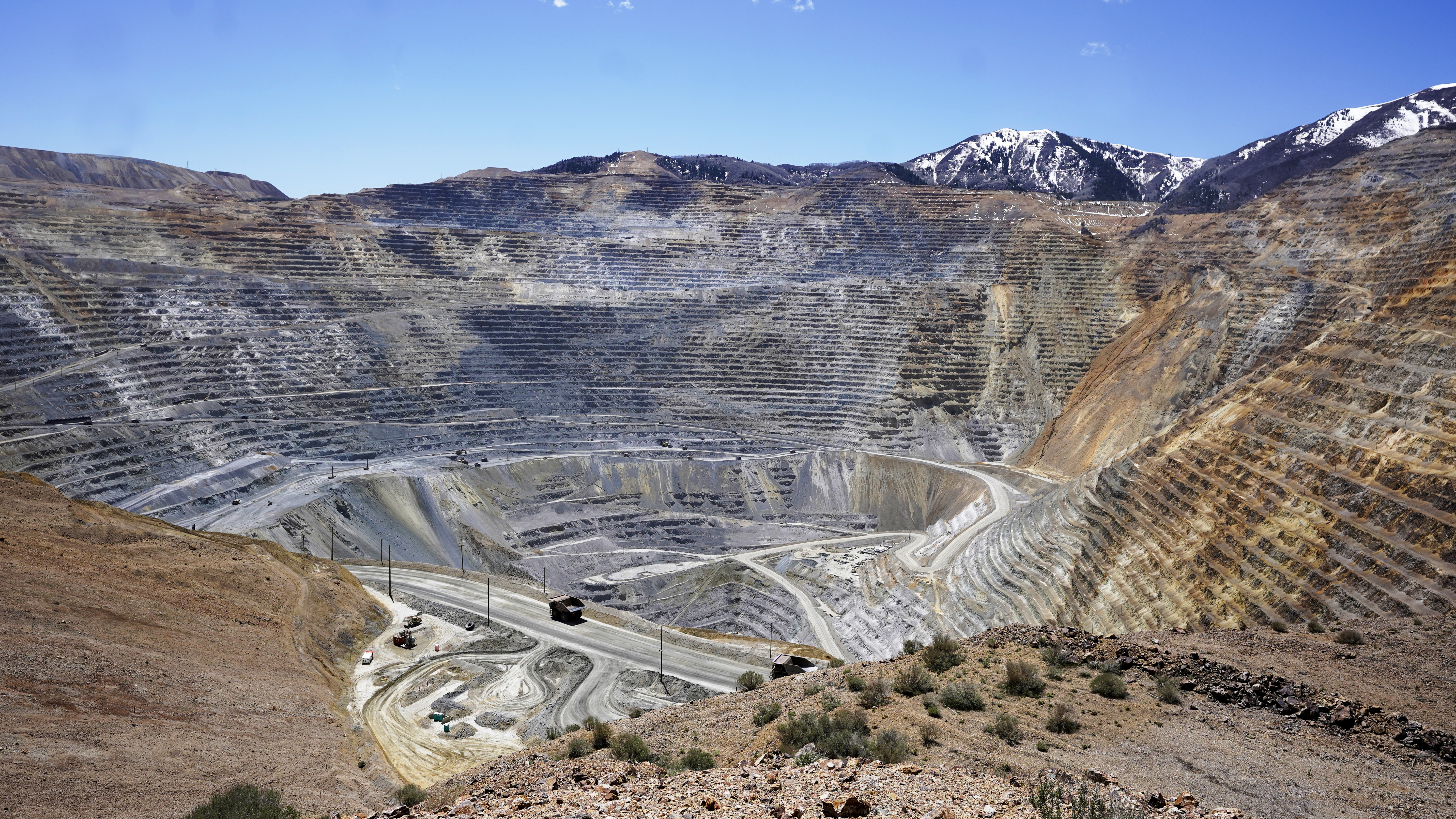 A picture of Rio Tinto's Kennecott Mine